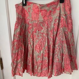 Above the knee skirt with sequins